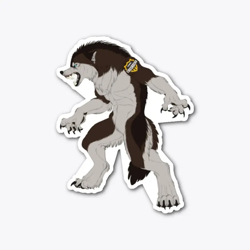 Snarlz Barkley Die-Cut Sticker