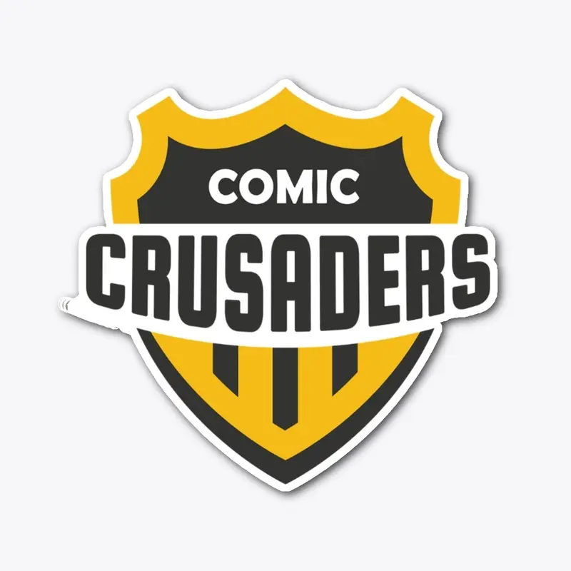 Comic Crusaders Die-Cut Sticker